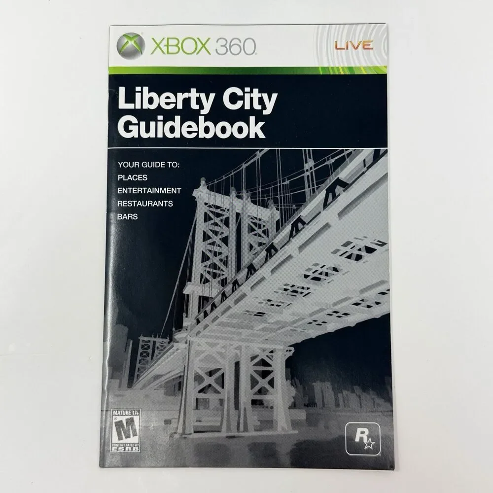 Grand Theft Auto IV GTA 4 Microsoft Xbox 360 Rockstar Complete CIB Map Tested
